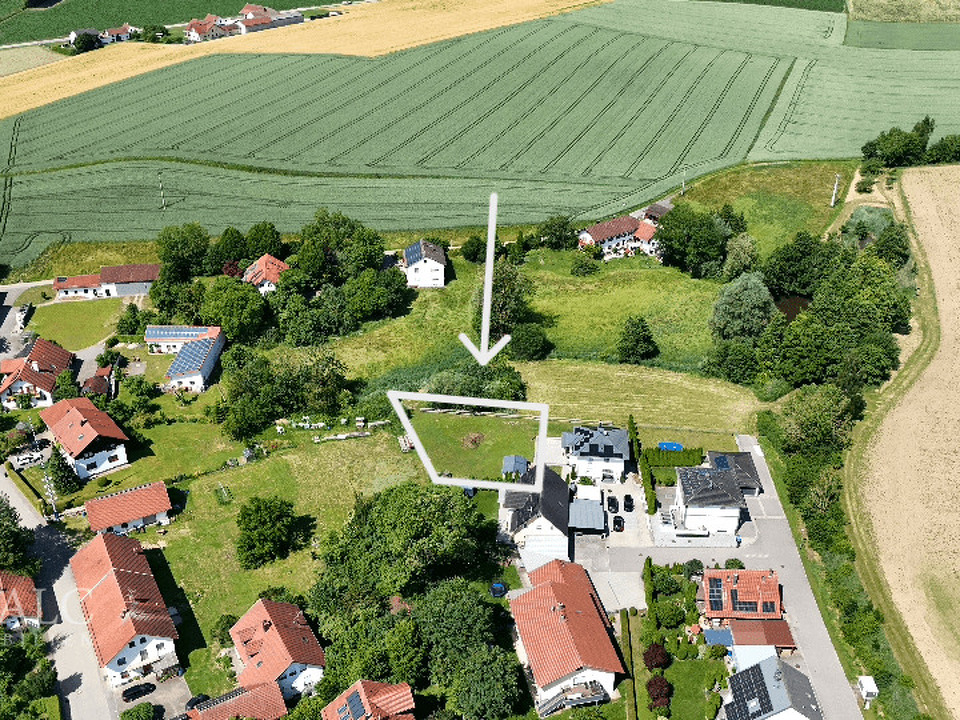 Grundstück gekennzeichnet