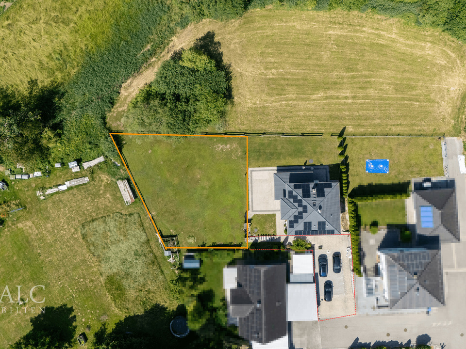 Grundstück von Oben