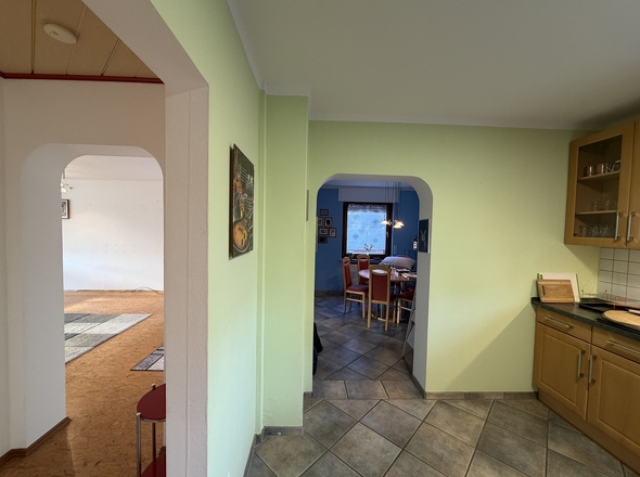 Sichtachse Flur/Küche/Essen