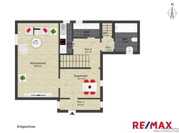 Grundriss Erdgeschoss