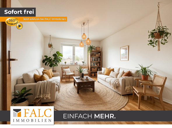 Wohnzimmer - (KI generiert)