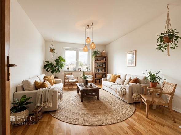 Wohnzimmer - (KI generiert)