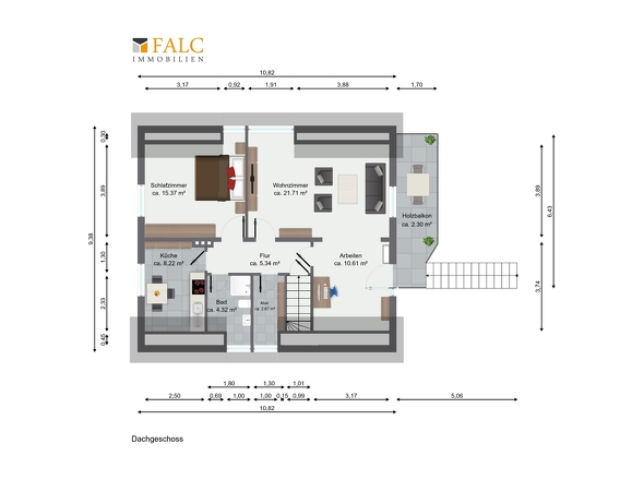 Grundriss Dachgeschoss