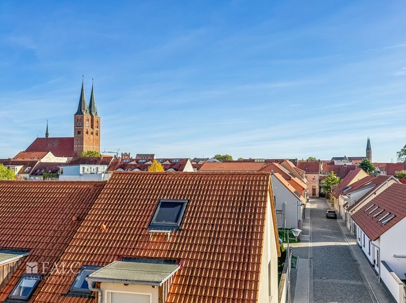Blick aus dem Dachgeschoss