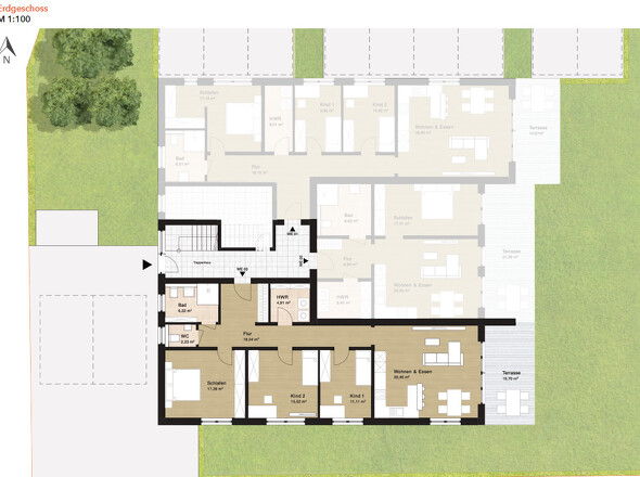 Erdgeschoss Wohnung 3