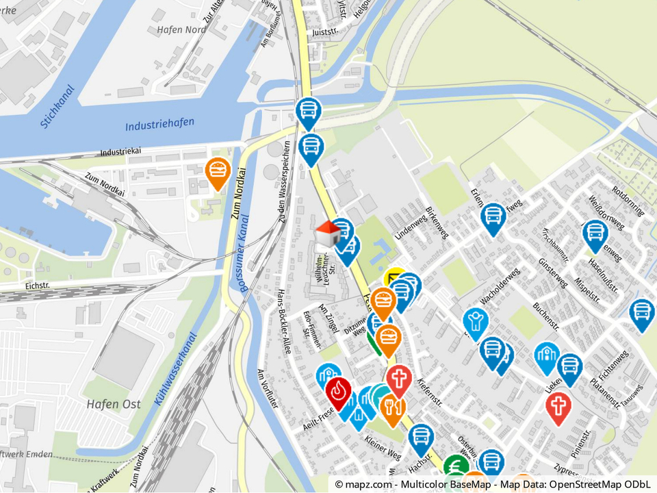 Geolyzer Kartenausschnitt