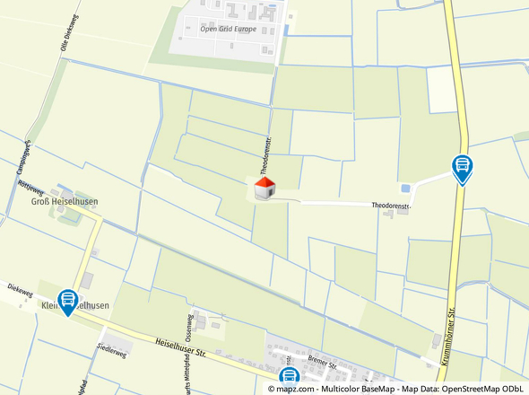 Geolyzer Kartenausschnitt