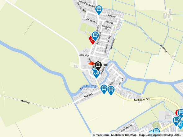 Geolyzer Kartenausschnitt