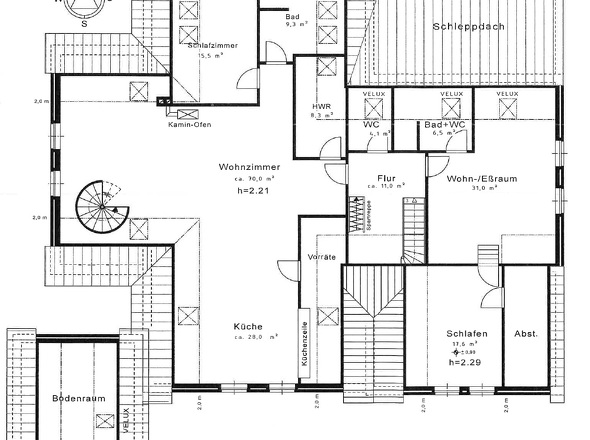 3_341 Aufteilung Dachgeschoss