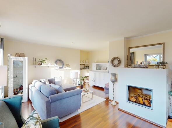 Offener Wohn-Essbereich im EG