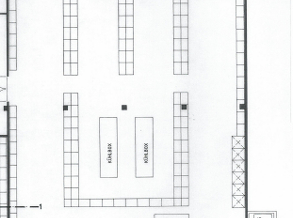 Grundriss Penny Verkaufsraum