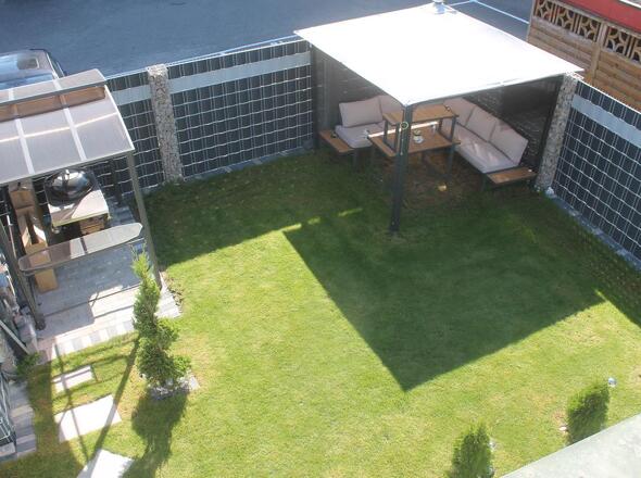 Blick von der Dachterrasse aus