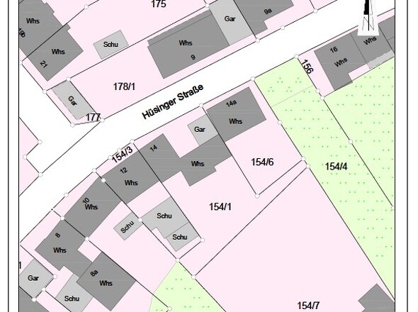 Lageplan Hüsingerstraße