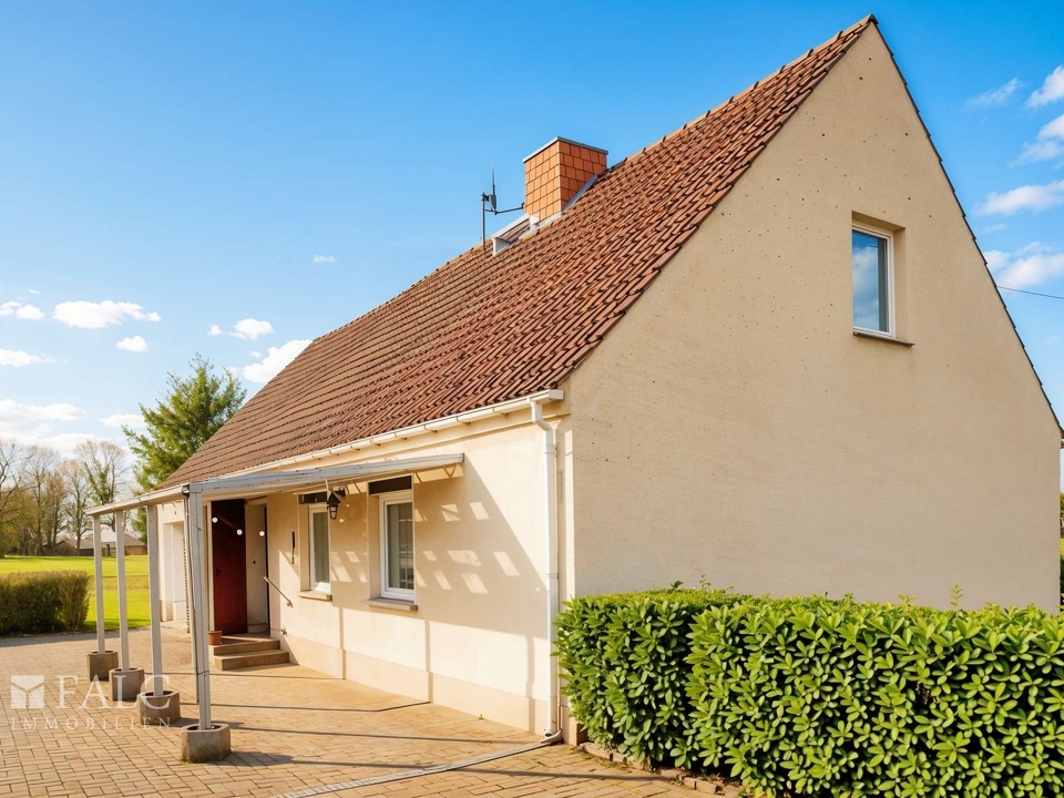 Hausansicht - Gestaltungsvorschlag (KI generiert)