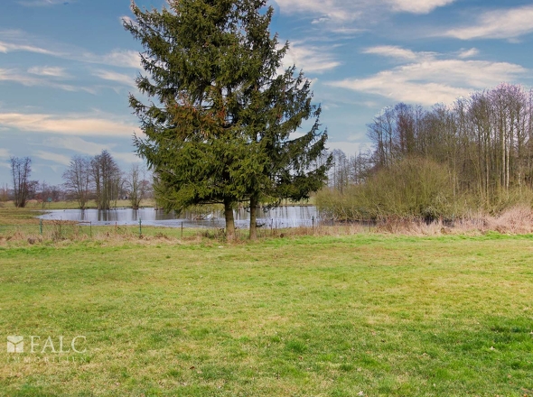Moorlandschaft hinter dem Grundstück