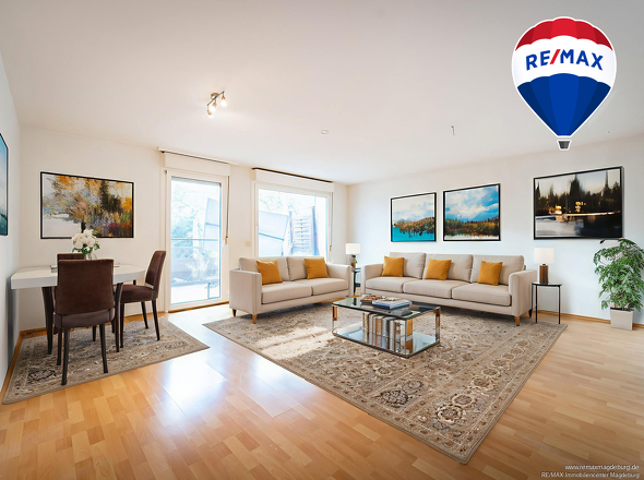 Wohnzimmer KI unterstützt