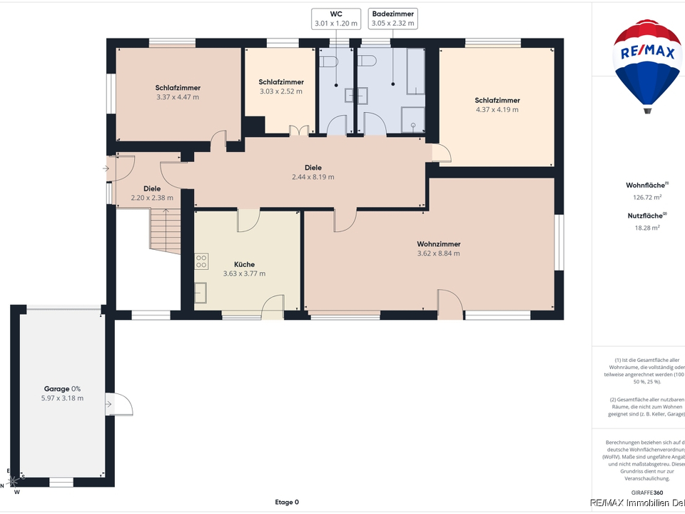 Grundriss Erdgeschoss