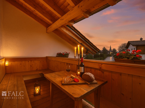 Balkon.Einrichtungsbeispiel