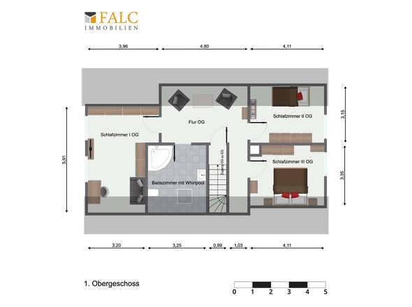 Grundriss Obergeschoss