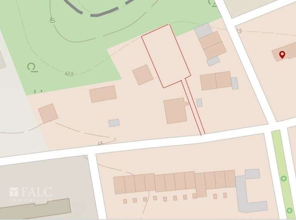 Flurkarte mit eingez. Grundstück_Reinbeker Redder