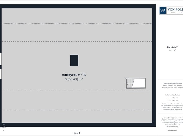 Spitzboden nachgezeichnet
