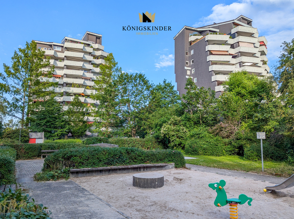 Aussenansicht vom Spielplatz