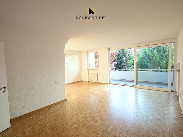 Wohnen mit großer Terrassentür