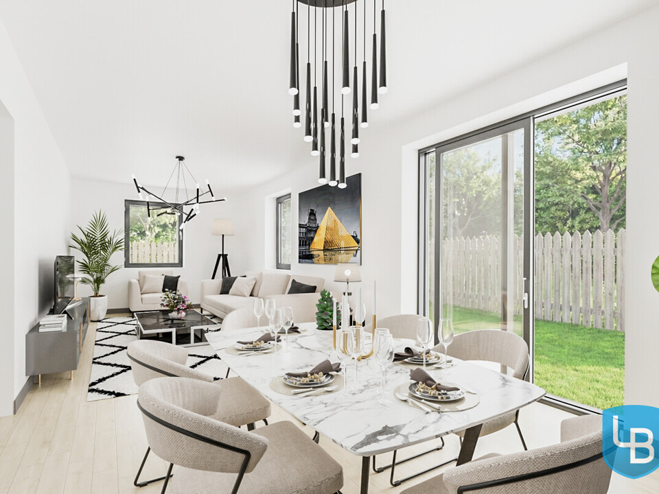 ...mit Zugang auf die Terrasse und in den Garten