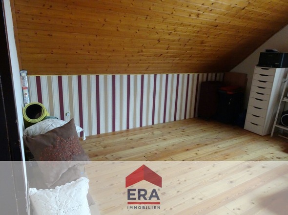 Schlafzimmer Maisonettenwohnung im Hauptgebäude