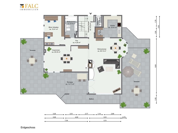 Grundriss 1.OG Wohnung