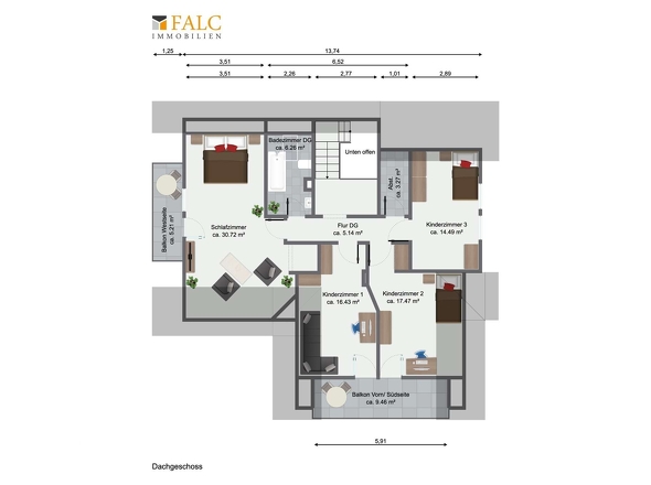Grundriss DG Wohnung