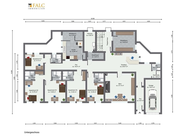 Grundriss EG Gewerbe