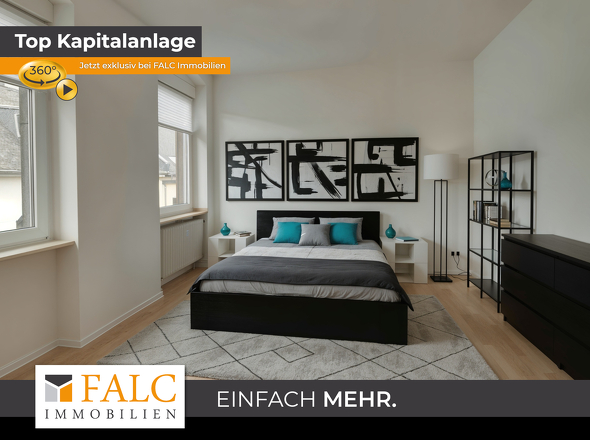 Schlafzimmer (virtuell möbliert)