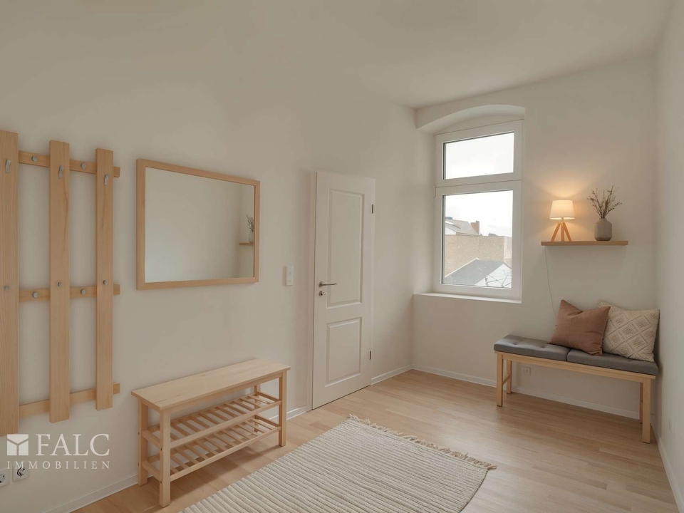 Flur/ Garderobe (virtuell möbliert)