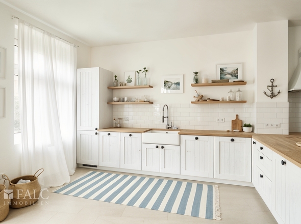 Küche (virtuell möbliert)