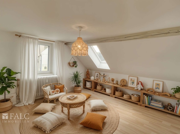 Kinderzimmer (virtuell möbliert)