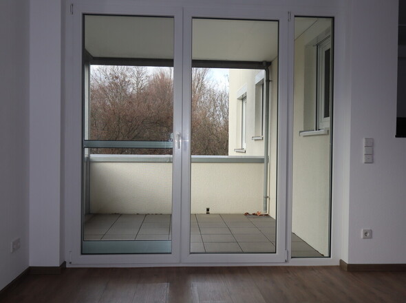 Balkon am Wohnzimmer 