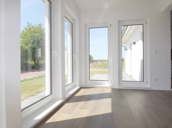 Terrassenblick vom Esszimmer