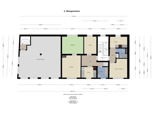Grundriss 2 Obergeschoss