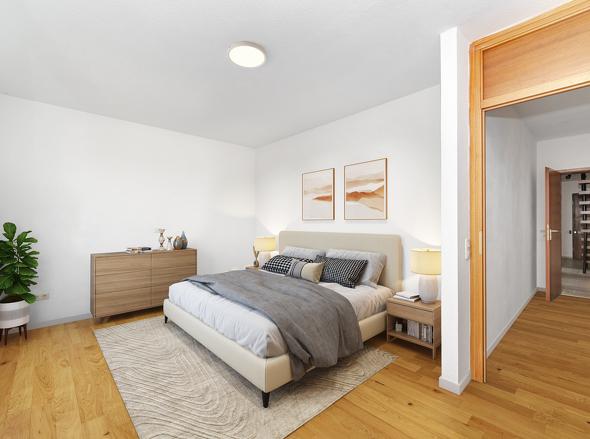 Schlafzimmer - virtuelle Renovierung