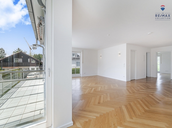 Blick auf den Balkon