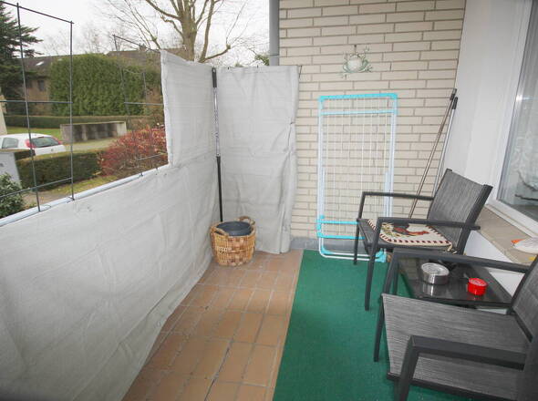 Balkonfoto als Muster für insg. 8 vorh. Balkone bzw. Loggien