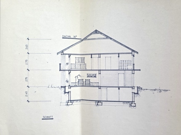 Grundrisse DHH Wyhlen Schnitt