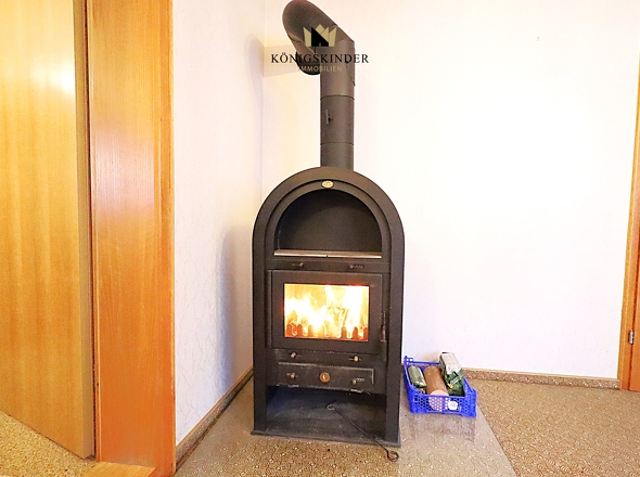 ...durch den Holzofen - kann bleiben...