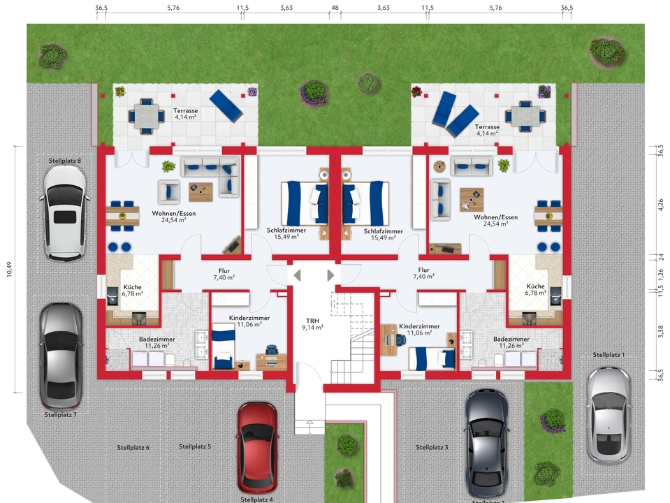 immoGrafik-Exposeplan-28223002901-DINA3 Obergeschoss