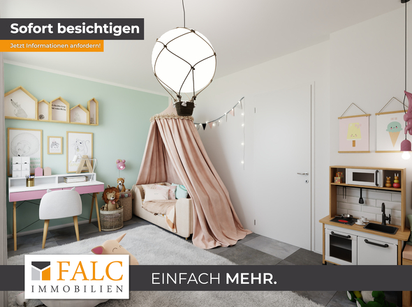 Visualisierung Kinderzimmer OG