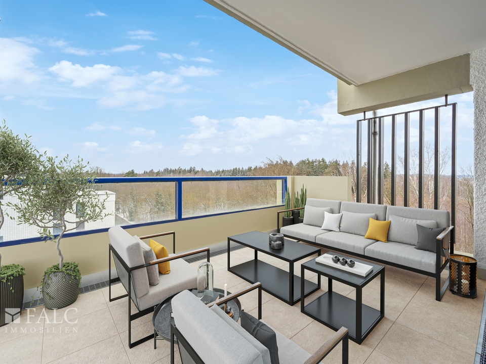 Einrichtungsbeispiel Balkon