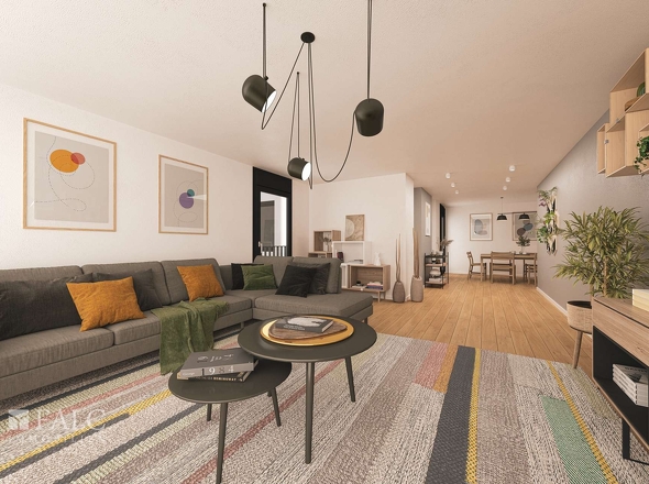 Einrichtungsbeispiel Wohnzimmer