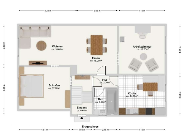 Grundriss Erdgeschoss