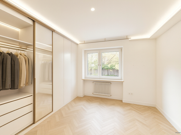 Ankleidezimmer Gestaltungsvorschlag